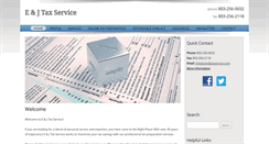 Desktop Screenshot of eandjtaxservice.com